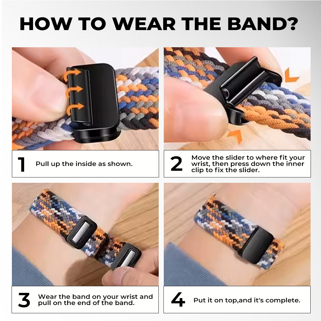 MAGNO Braided Strap For Apple Watch